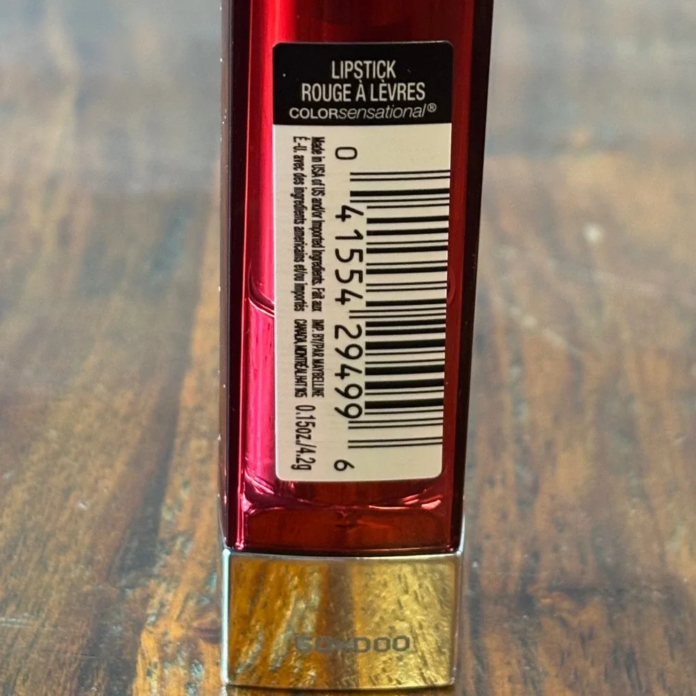 Maybelline Color Sensational Made For All Lipstick‎ 382 Red For Me Universal Red